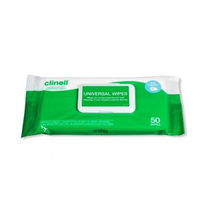 Clinell Universal - Lavete dezinfectante, 50 pcs